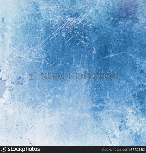 Detailed orange grunge background with splats and stains