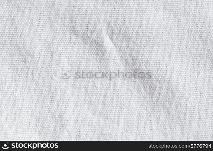 detailed texture of a white fabric. white cloth