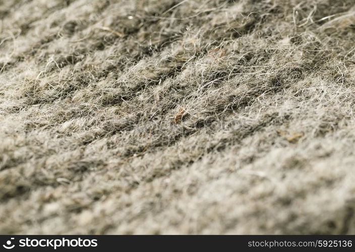 detailed texture of a wool fabric, shallow dof