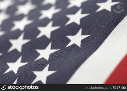 detailed view of a USA flag