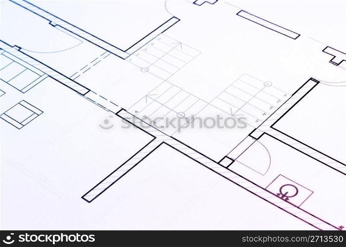 Details of a architecture plan for house