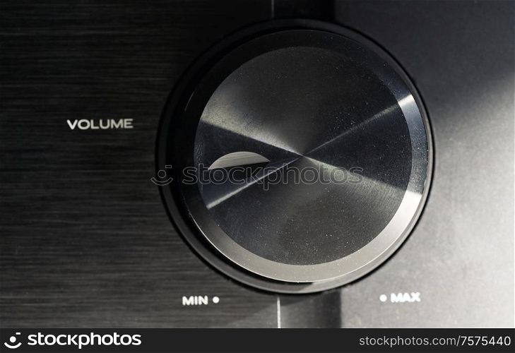 Details of Amplifier Volume Knob