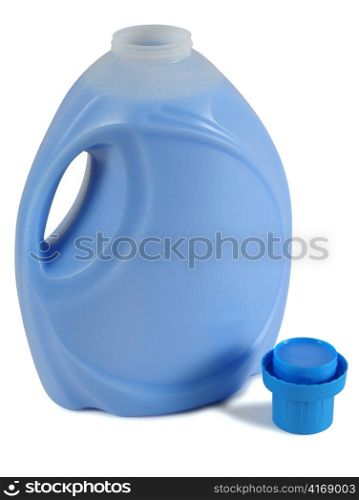 Detergent bottle isolated