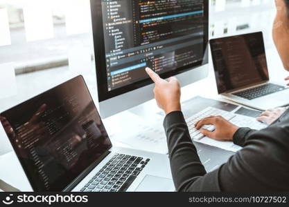 Developing programmer Development Website design and coding technologies