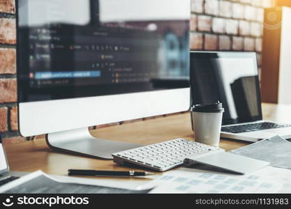 Developing programmer Development Website design and coding technologies