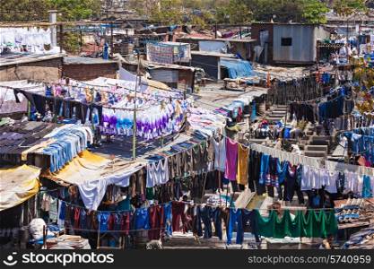 Dhobi Ghat is a well known open air laundromat in Mumbai, India