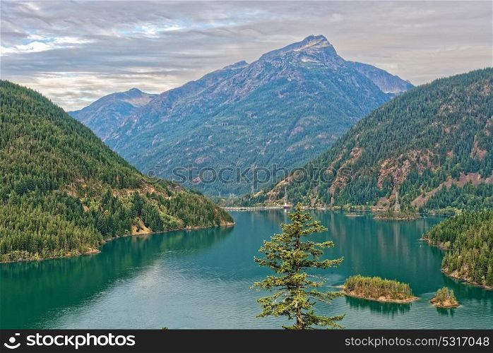 Diablo Lake in North Cascades National Park, Washington