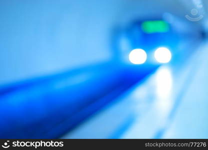 Diagonal Moscow metro train with light leak backdrop. Diagonal Moscow metro train with light leak backdrop hd