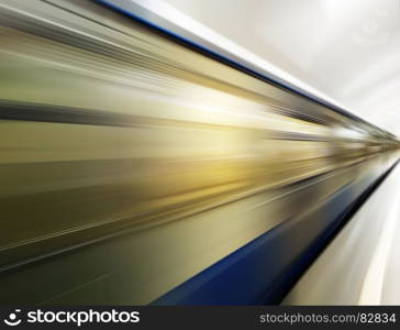 Diagonal motion blur metro train background hd. Diagonal motion blur metro train background