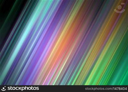 Diagonal Multi Color Gradient Background. Abstract background with vibrant diagonal stripes. Concept graphic of colorful light in dynamic motion. Mix Color Mirror Rays trendy wallpaper. Light abstract gradient motion. Smooth gradient texture color, shiny bright website pattern, use for banner header or sidebar graphic art image