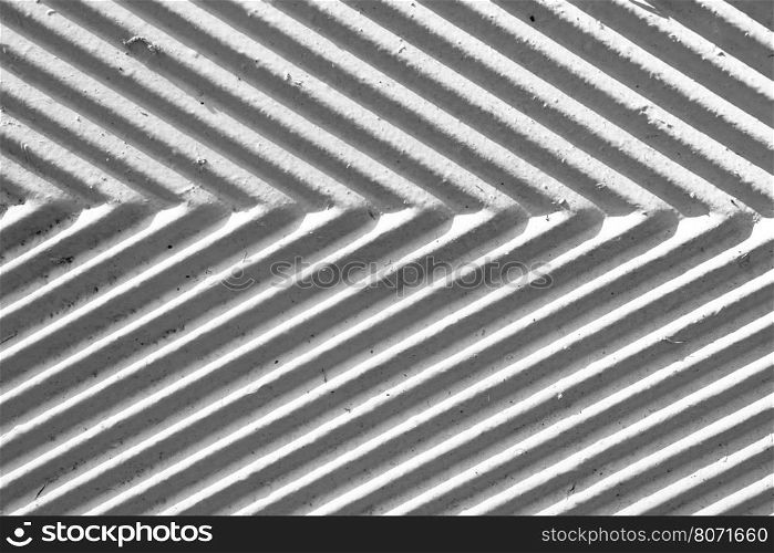 Diagonal Repeat Lines Pattern. Geometric Abstract Of Many Stripes, Gray, White And Black, For Decoration And Retro Background. Old Painted Striped Surface In Retro Shabby Style. Grungy And Worn Rustic Painted Metal Texture With Scratches And Antique Cracked Paint.