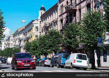 Diagonal Trondheim city street background hd. Diagonal Trondheim city street background