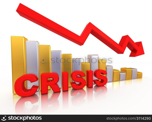 Diagram. Crisis. 3d