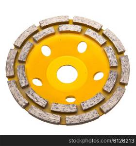 Diamond disk for a concrete abrasion