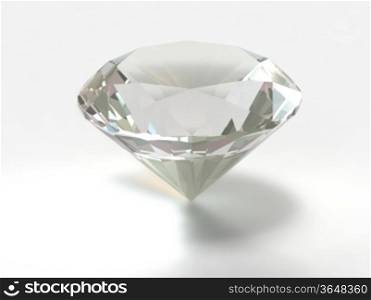 Diamond isolated on white