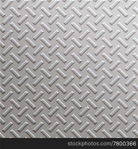 diamond plate square treads. a very large sheet of silver, nickel or alloy diamond or tread plate with square treads