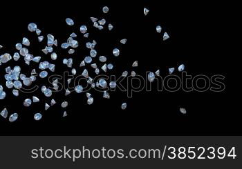 Diamonds Flying Particles, Luma Matte