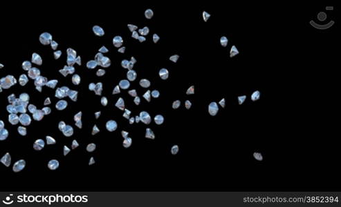 Diamonds Flying Particles, Luma Matte