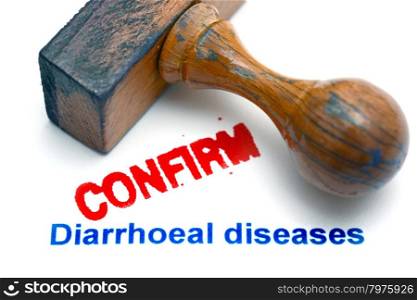 Diarrhoeal disease confirm