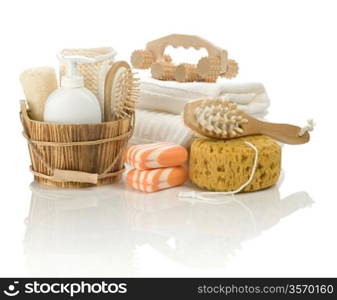 different bathing accessories