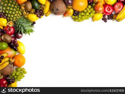 Different fresh tasty vegetables isolated