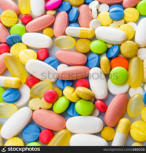 Different medicines. medications drugs