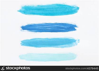 different shades blue watercolor