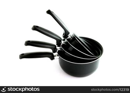 Different sized pans
