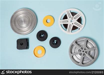 different type cases storing film strip