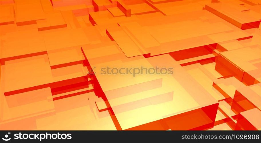 Digital Abstract Background with Multimedia Technology Art. Digital Abstract