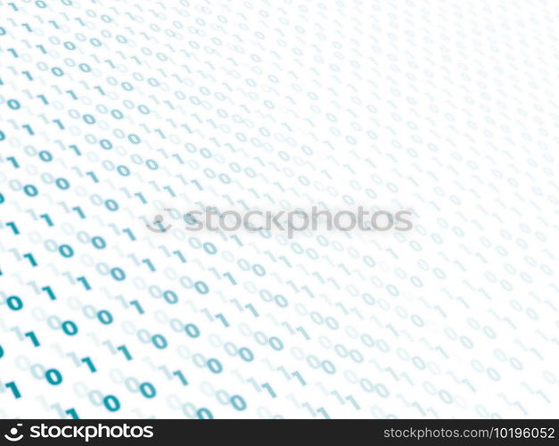 Digital binary binary code background. Matrix background with digits 1 and 0