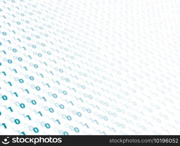 Digital binary binary code background. Matrix background with digits 1 and 0