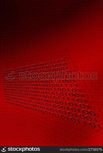 Digital Binary Code Background