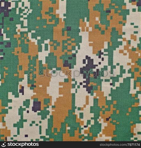 digital camouflage as background or pattern