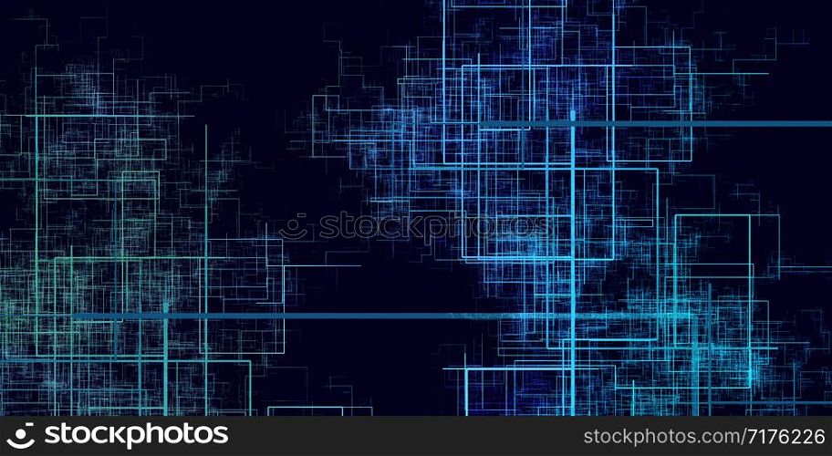 Digital Circuits Background in a Technology Network Art. Digital Circuits Background