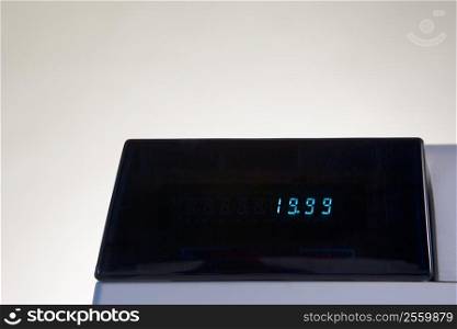 Digital Display Of Cash Register
