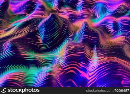 digital holographic background with abstract patterns and colors, suitable for creative and artistic projects, created with generative ai. digital holographic background with abstract patterns and colors, suitable for creative and artistic projects