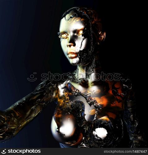 Digital Illustration of a Female