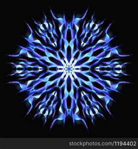 Digital Illustration of a kaleidoscopic Mandala