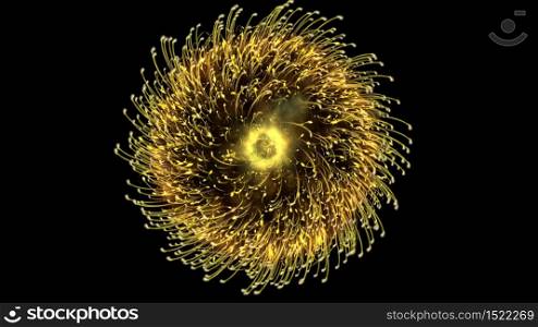Digital Illustration of a mystic Swirl