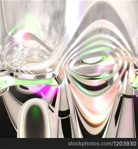Digital Illustration of a surreal abstract Structure