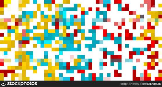 Digital Pixel Background as a Abstract Retro Concept. Digital Pixel Background