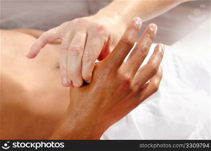 digital pressure hands reflexology massage tuina therapy physiotherapy