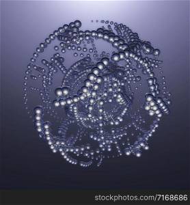 Digital Visualization of a fractal Structure