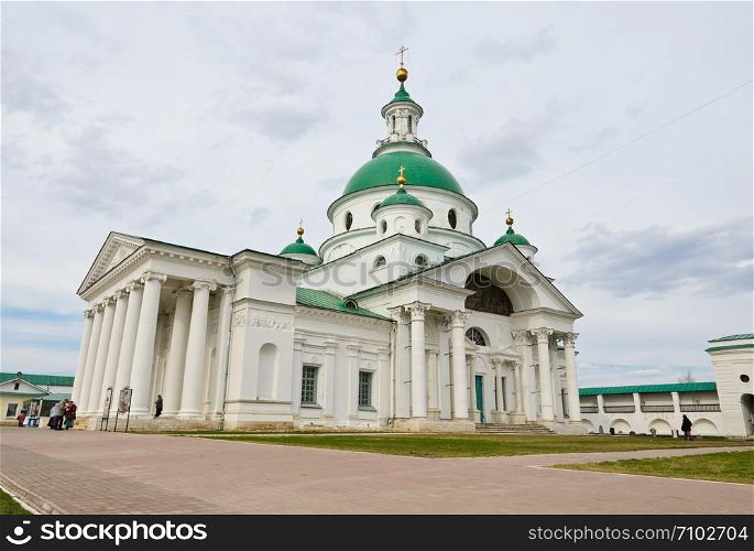 Dimitrievsky Cathedral in Spasso-Yakovlevsky Monastery in Rostov Veliky, Russia
