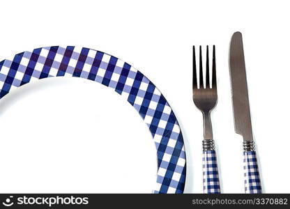 Dinner set (plate, fork, knife)