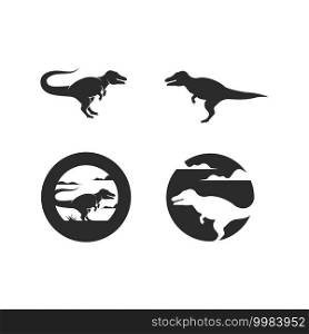 dinosaur  icon vector illustration design template