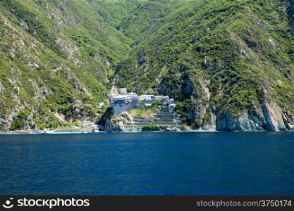 Dionissiou monastery, Athos Peninsula, Mount Athos, Chalkidiki, Greece