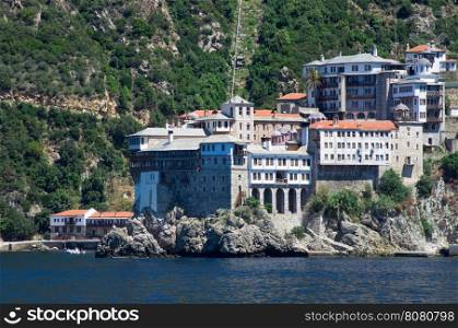 Dionissiou monastery, Athos Peninsula, Mount Athos, Chalkidiki, Greece