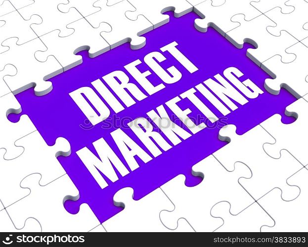 . Direct Marketing Shows Targeting Clients And Personalized Sales